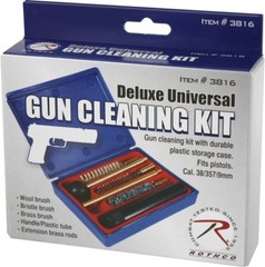 Deluxe Universal Gun Cleaning Kit 9MM Pistol and Revolver