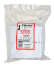 Pro-Shot Cleaning Patches Cotton Flannel For .38-.45 Caliber 250 Pack – 214250