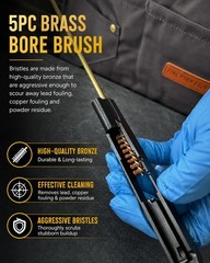 .22 Cal Bore Brush Kit Gun Cleaning Brush Pistol Rifle Shotgun Cleaning Kit