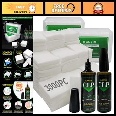3000/1500 Gun Cleaning Patches & CLP Oil, Lint-Free Cloths for Firearms Care