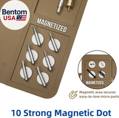 Gun Cleaning Mat, Premium Magnetic Pad with Organizer Parts Tray, Anti-Slip Rubb
