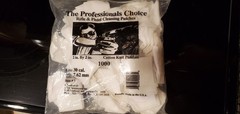 Used weapon cleaning items including a stylish rubber cleaning mat