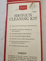 Vintage Sears Shotgun cleaning kit NOS 12-16g 20221
