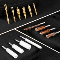 GLORYFIRE Gun Cleaning Kit Fits .22 .357/9Mm .38 .40 .45 Cal Universal Handguns