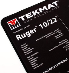 Ultra Cleaning Mat for use with Ruger 10/22 , Black, 15″ x 44″