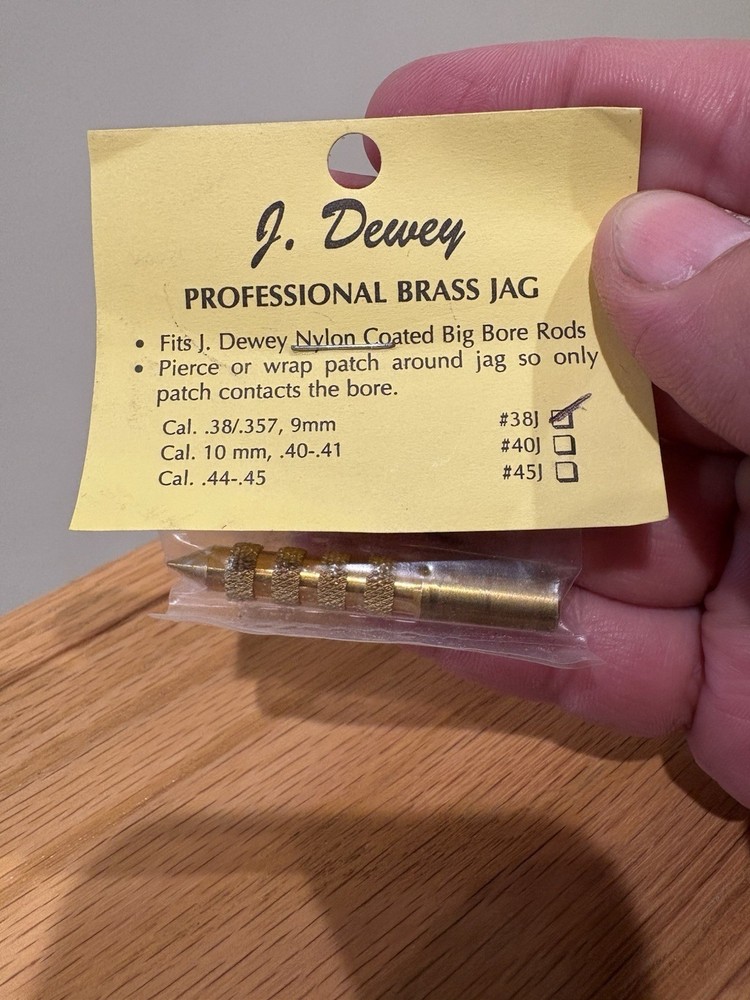 J. Dewey Professional Brass Jig Bore Rod Tip