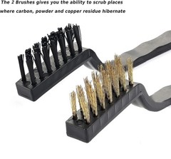 Cleaning Brushes Picks Kit Set Brass Copper Steel Nylon Stainless Steel Ploym…