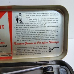 Outers Rifle Gun Cleaning Kit Red Box Rod Set Oil Patch Cloth plus extras