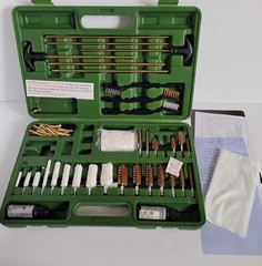 Gloryfire Universal Gun Cleaning Kit Hunting Rifle Handgun in Hard Plastic Case