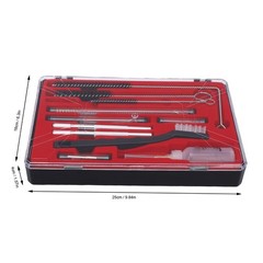 Professional Spray Cleaning Kit With Nylon Brass Brushes And Needles