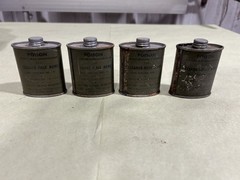 4 Vintage Military Bore Cleaner 2 Oz Cans Curran Corp Malden Mass