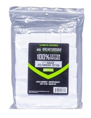 Breakthrough Clean Cotton Patches 1-3/4 In Square .270-.357 Cal 500 Pack