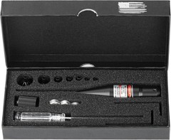 Versatile Bore Sighter for Handguns, Rifles & Shotguns – 7 Adapter Set Included