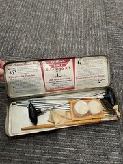 Vintage Outers Gunslick Rifle Gun Kit No. 477 in Original Red Tin Box *Partial*