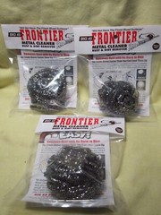 Big 45 Frontier Metal-Bore Cleaner Pads ‘Removes Rust Leaves Bluing’ LOT OF 3