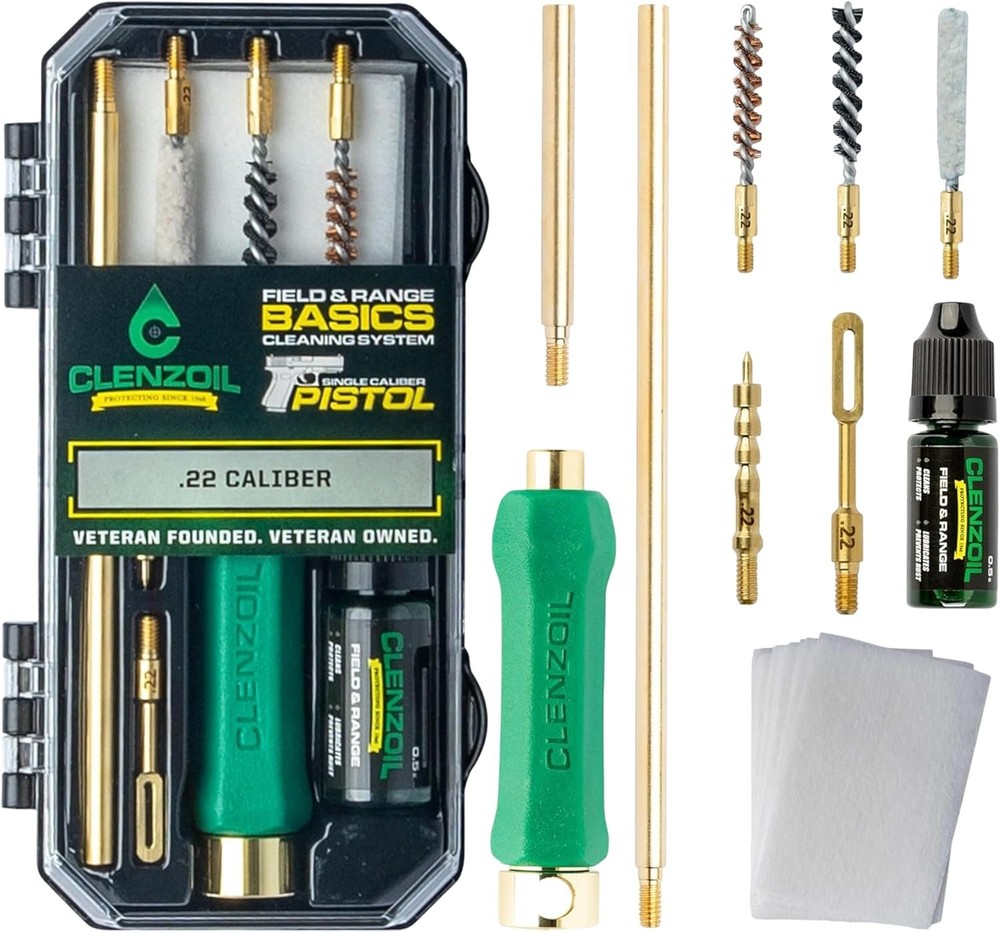 Field & Range Pistol Basics Cleaning Kit | Complete Handgun Cleaning Set