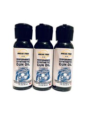 LOT (3) Break-Free Performance Synthetic GUN OIL Lubricant -1 FL OZ – NEW