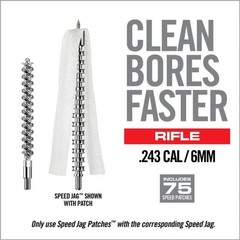 Real Avid Bore-Max Speed Clean Upgrade Set .243 Cal Nickel Plated Bronze