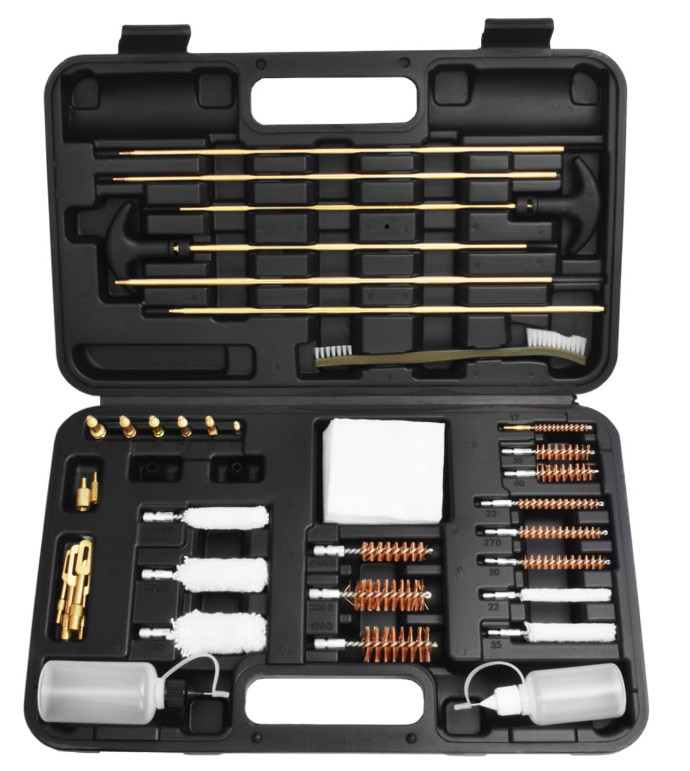 Universal Gun Cleaning Kit for Rifle Pistol Shotgun Muzzleloader for any Caliber
