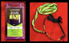 BATTLE ROPE .30 Cal (Rifle) w Weighted Brass End,bronze Brush & Bristle Brush