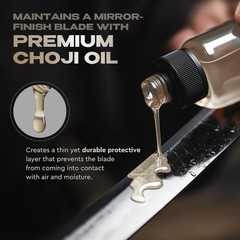 Katana Cleaning Kit – Maintenance Set with Sword Choji Oil – Care for Samurai Ja