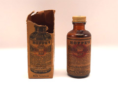 Vtg Hoppe’s No.9 Gun Nitro Powder Solvent Cleaner – almost empty Bottle 2oz