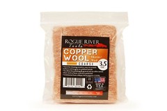 Copper Wool 3.5 Oz Skein/Pad -by Rogue River Tools. CHOOSE GRADE! -Made in USA!