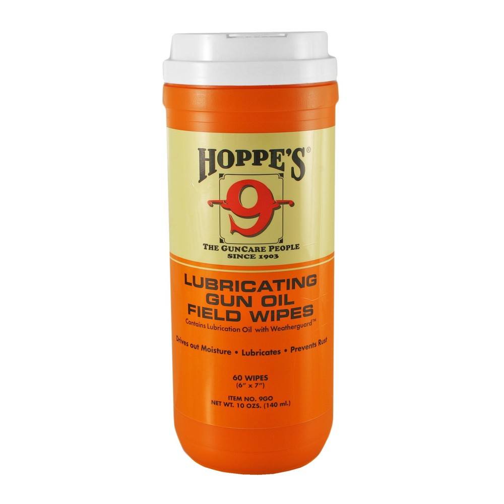 HOPPES GUN OIL WIPES 7X8″ 120CT