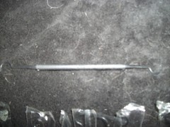 Plastic double end pick for cleaning the small places on gun, 10