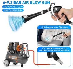 Saker Tornado Dry Cleaning Gun, Detailing Car Cleaning Blower Gun Interior Dryer
