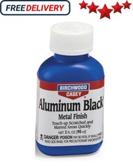 Birchwood Casey Fast-Drying Fast-Acting Aluminum Black Metal Finish for Restorin