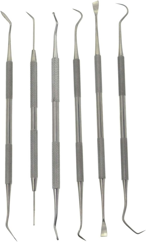 Gun Cleaning Brush & Pick Kit-Double Ended Brass Copper Nylon Steel Brush & Meta