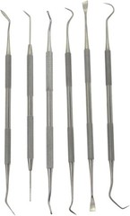 Gun Cleaning Brush & Pick Kit-Double Ended Brass Copper Nylon Steel Brush & Meta