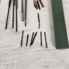 Long Barrel Cleaning Kit green Good Sectional multiple Rods Brushes military