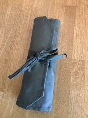 Vintage Swiss Military Gun Rifle Pistol Tool roll up Cleaning Kit army surplus