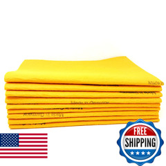 Chachlili 10 Pack Extra Large Original German Shammy Cloths Chamois Towels