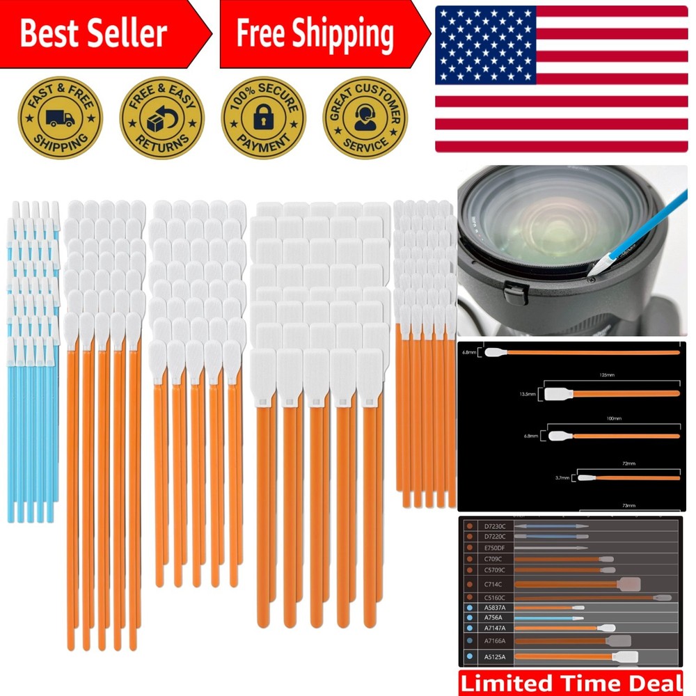 Versatile 1000-Piece Microfiber Swab Kit – Ideal for Electronics and Crafts