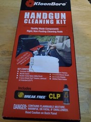 New Kleen-Bore Handgun Cleaning Kit 22 Caliber K-211 Accessories Included