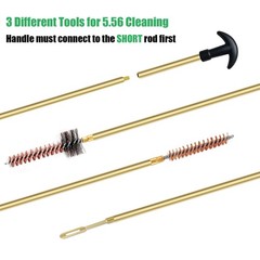 Gun Cleaning Kit Rifle 5.56 Cleaning Kit .223 Pistol Cleaning Kit with Brass …