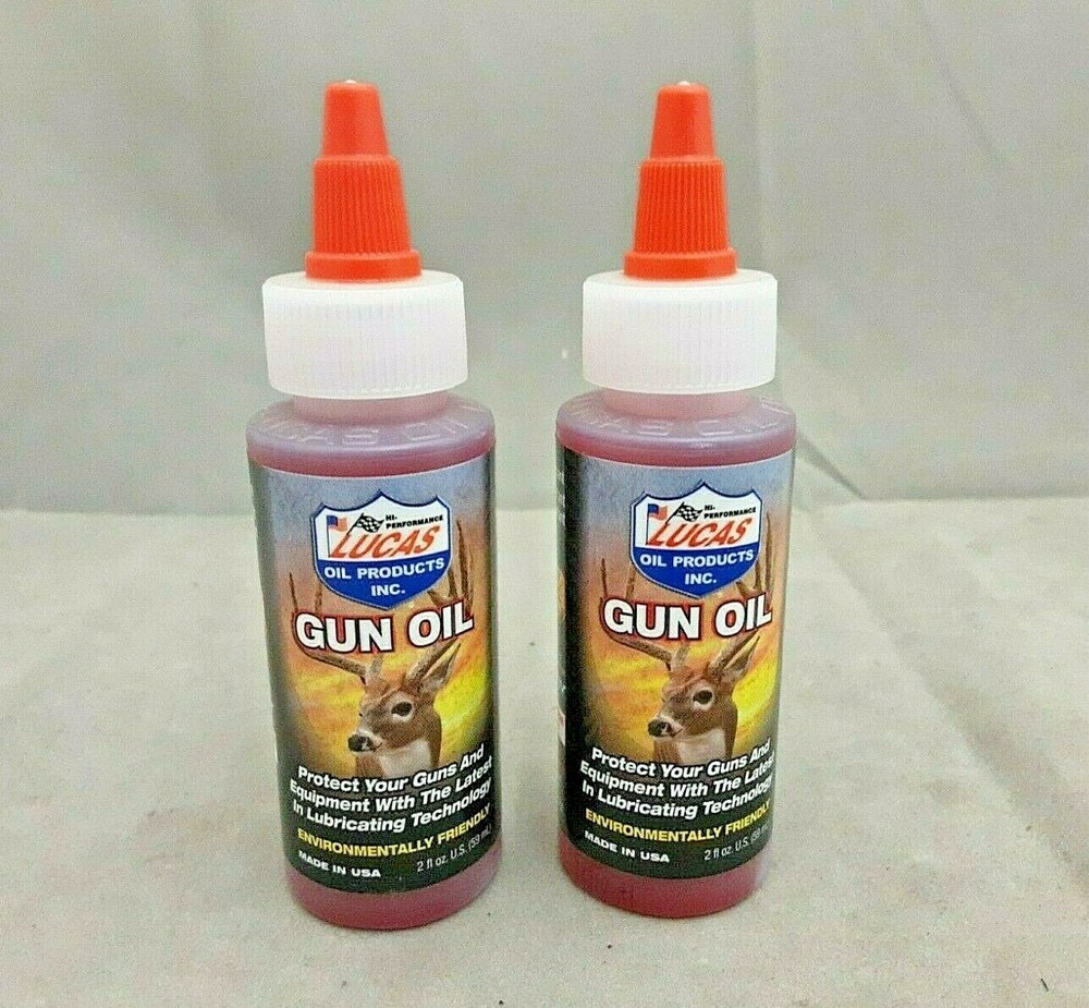 Lucas Original Gun Oil 2oz Compound Bow Rifle Pistol Lube 10006 (Qty 2)