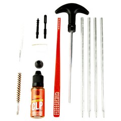 Shooter’s Choice .22 Caliber Cleaning Kit w/ Brass Rod Brushes Patches Lubricant
