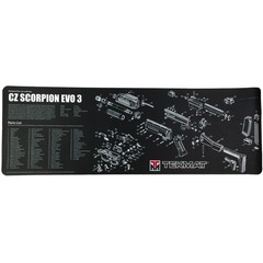 TekMat TEKR36CZSCORPION CZ Scorpion EVO 3 Cleaning Mat Black/Gray Rubber 12″x36″