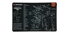 TekMat Black 9 mm Luger Pistol Cleaning Mat Neoprene 11″x17″ – R17-BER92