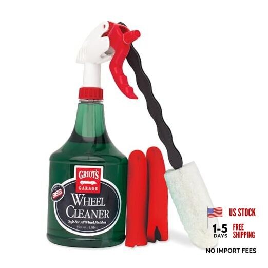 Wheel Cleaning Kit – Includes Wheel Cleaner – Long-Reach 35 Fl Oz – Pack of 1