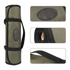 Tourbon Hunting Roll Shotgun/Rifle Cleaning Mat Fleece Pad Tool Zipper Pocket