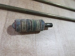 5 piece Vintage Brass Rifle Cleaning Rod unbranded 40 inches (t) #3