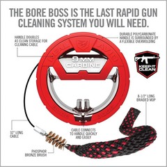 Real Avid Bore Boss Bore Cleaner for 9mm Rifles