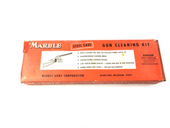 Vintage Original Marble’s pistol gun cleaning kit 727 .32 cal steel case 315877