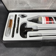 Vtg Kleen Bore Handgun Gun Cleaning Kit w/ Steel Rod 38/357/9 mm Model PK-210