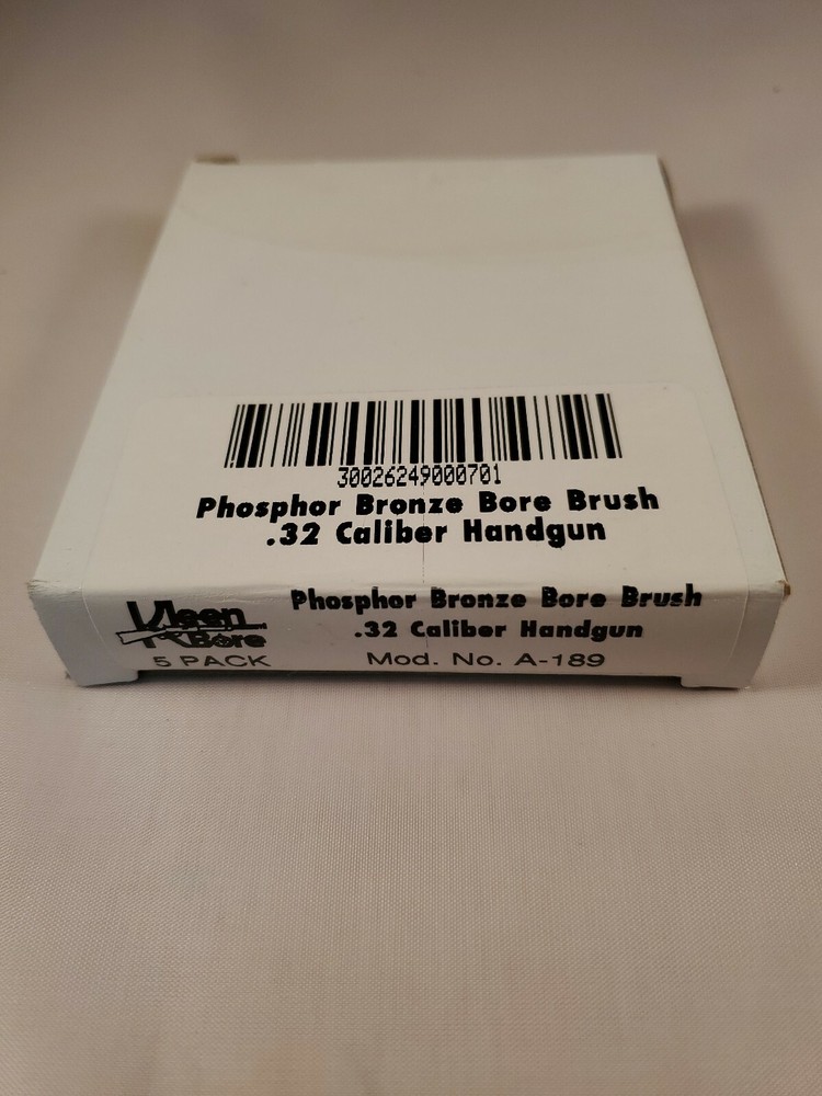 Box of 5 KleenBore Phosphor Bronze Bore Brush .32 Caliber Handgun (1.1)
